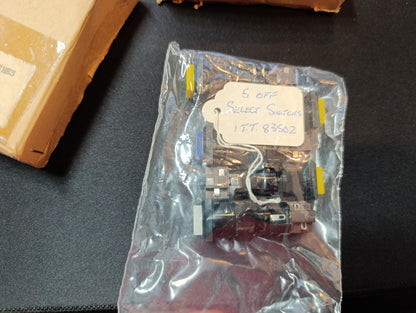 (5Pcs.) ITT 83502 Switch LOT NEW NOS