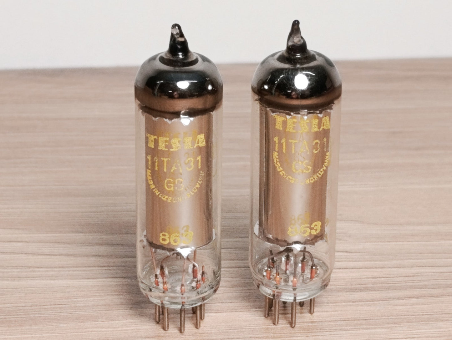 2pcs. 11TA31 TESLA MILITARY VOLTAGE Stabilizer/Regulator TUBE = StR85-10 NOS