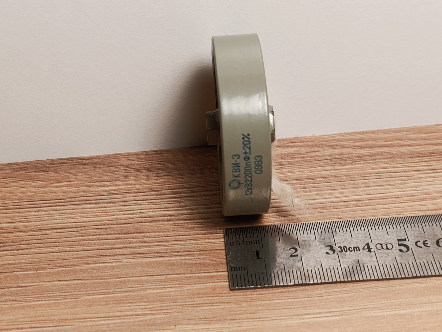 1 pcs. 2200pF 12kV ±20% Ceramic High Voltage Impulse Capacitors KVI-3 / КВИ-3