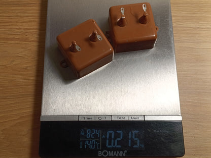 2pcs. Military Soviet Capacitor 0.25uF 1500V 10% KBG PiO Paper Oil 0,25uF 1.5kV