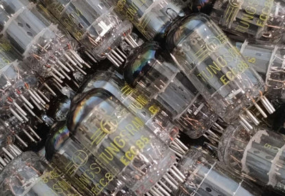 100 pcs. ECC85 TUNGSRAM HUNGARY Audio Dual TRIODE TUBE 6AQ8 1959 year