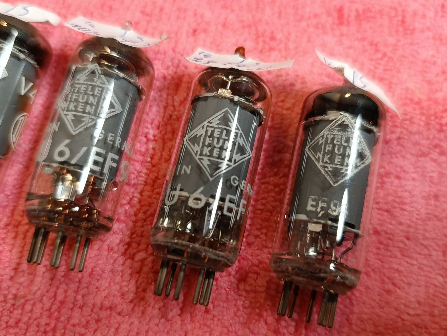 Tested 1Pcs. 6AU6 Telefunken EF94 diamond tube West Germany NOS NEW