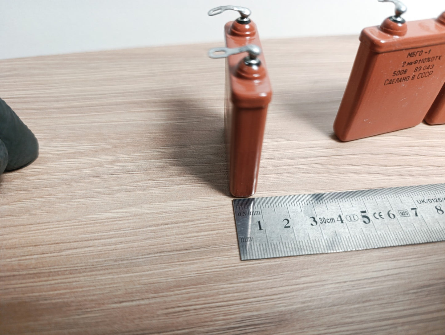 4Pcs. 2uF 500 V RUSSIAN PAPER IN OIL PIO AUDIO CAPACITORS MBGO-1 МБГO-1