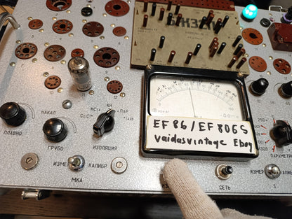 MATCHED 100% Pair TESLA EF806s  = EF86 = 6267 NOS without boxes