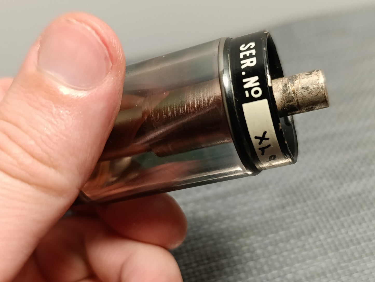 6PF 15KV 4A EEV Variable Vacuum Capacitor Used U6/15/4F English