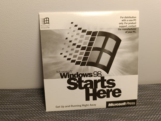Microsoft Windows 98 Starts Here Press PC CD Rom Disc ( CD ONLY) CD 1897
