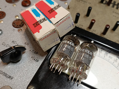 MATCHED 100% Pair TESLA EF806s  = EF86 = 6267 NOS NIB