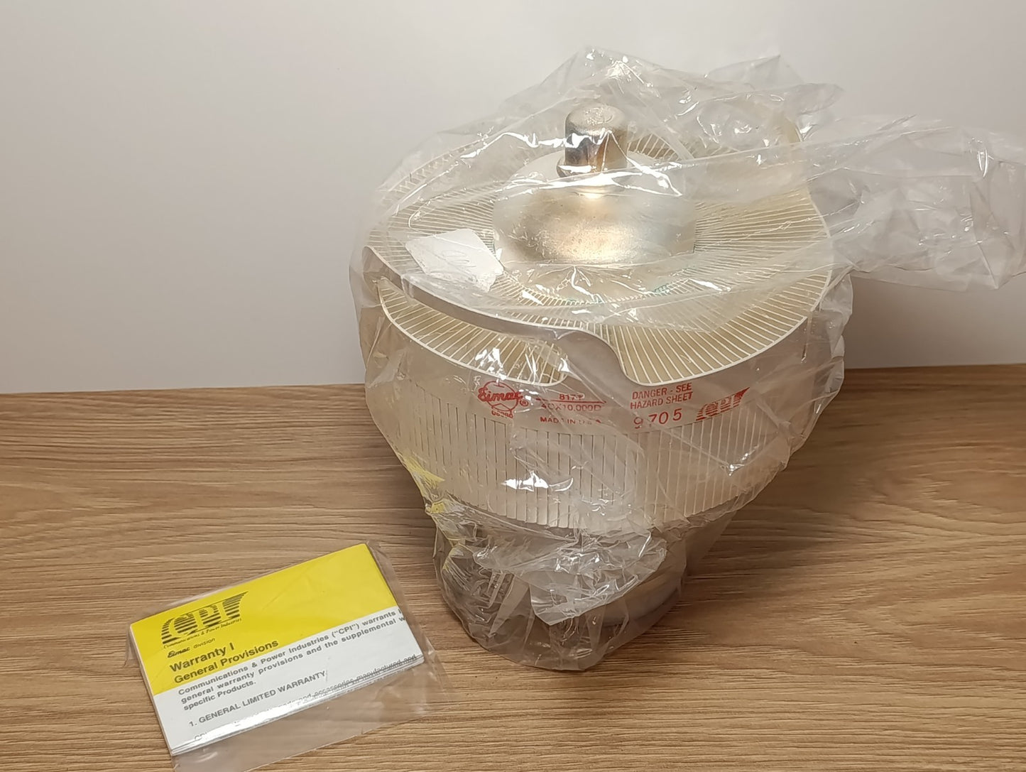 1pcs NOS NEW EIMAC 4CX10000D METAL-CERAMIC TETRODE Tube CPI 9705