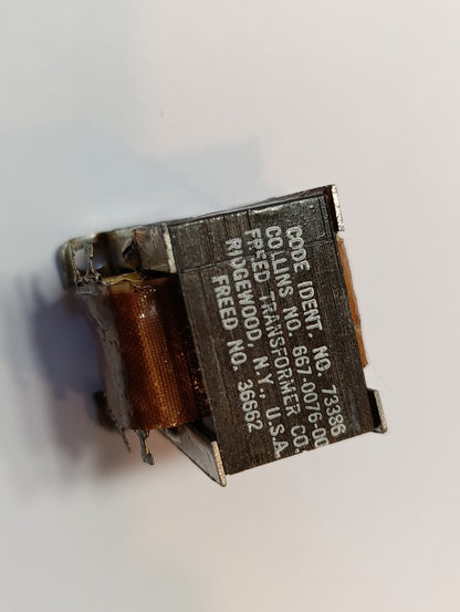 FREED / ROCKWELL TRANSFORMER No. 73386 667-0076-00 NSN: 5950-00-764-1089