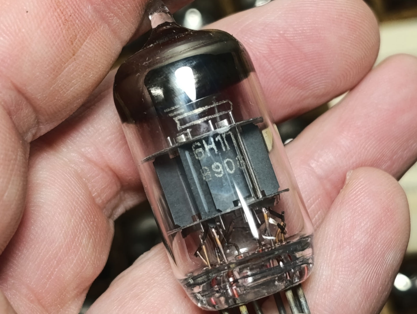 100pcs. 6N1P / 6H1П  Double triode Radio tube NEW NOS 1986 date