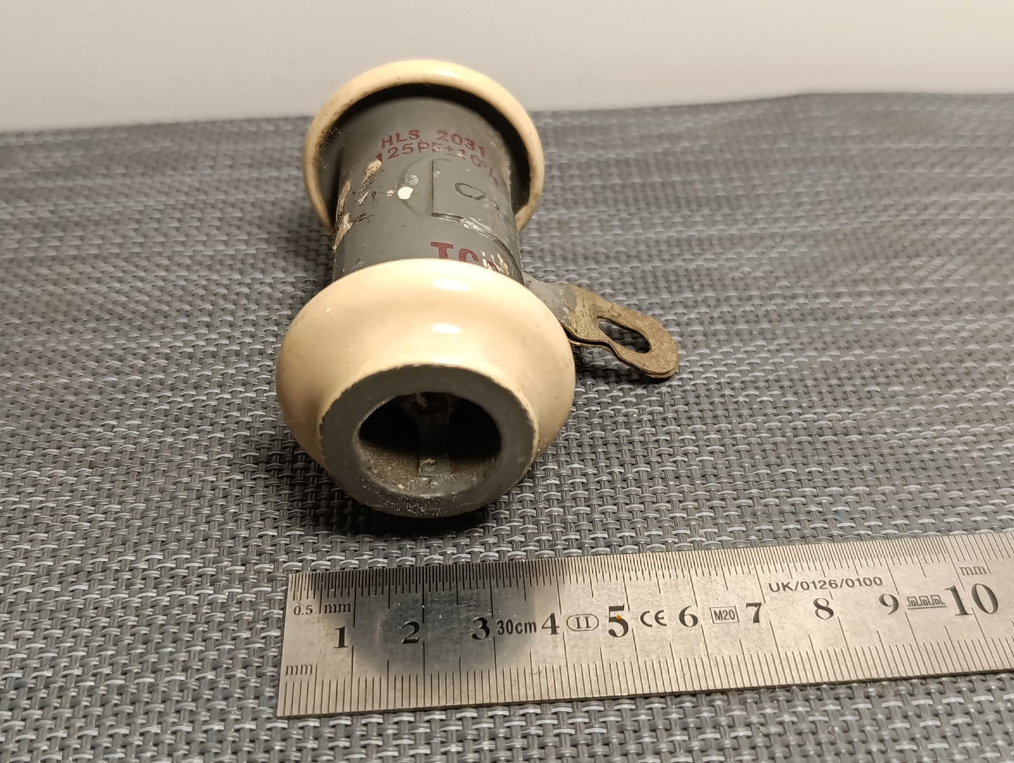 Feed Thru Capacitor 125pf 10kv TCC HLS 2031  (Pull) USED