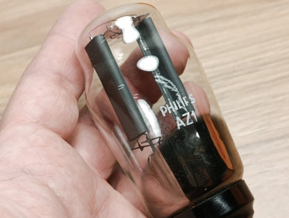 PHILIPS AZ1 FULL-WAVE VACUUM RECTIFIER TUBE NOS = 140NG TAZ1 WE54 RAZ1 VG