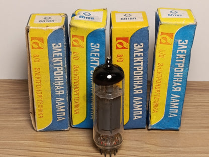 4pcs. 6P18P = EL82 6DY5 Output Pentode Tube REFLECTOR Soviet NEW in BOX 70-80's