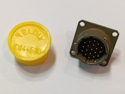 Amphenol Bendix PT02A-14-19P Circular MIL spec connector gold pin NEW