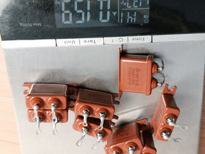 8Pcs. 1uF 315 V RUSSIAN PAPER IN OIL PIO AUDIO CAPACITORS MBGO-2 МБГO-2 NEW