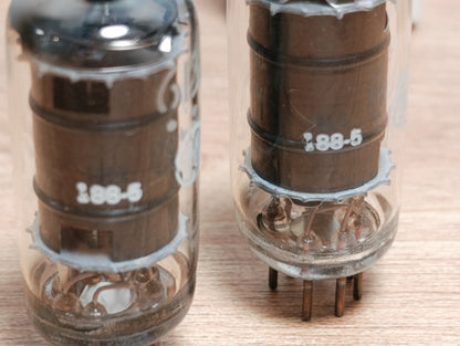 PAIR Matched NOS 6AU6WB GE ~  6AU6 EF94 Mic General Electric Co.  JAN USA made