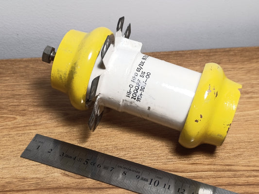 913-3017-00 HI-Q HPD 65/130 N75 Feed -Thru Capacitor 2000pf 5kv 5%  1pcs USED