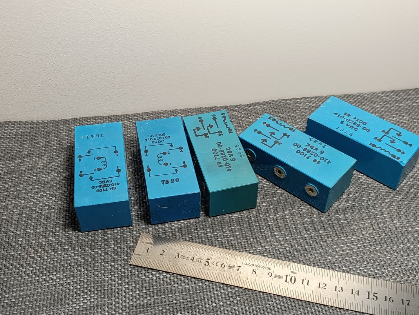 1 PCS. Rockwell Collins SR 7100 Hi Voltage Relay ( 6VDC COIL) USED GOOD