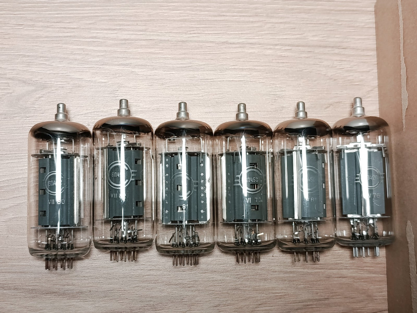 1pcs. LOT Little NOS NEW 6P45S Svetlana tube - Similar:  EL509 / 6KG6 ( 1 tube)