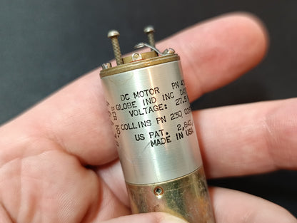 COLLINS 27.5 VDC MOTOR Globe inc Dayton USA PN 230026700 NEW