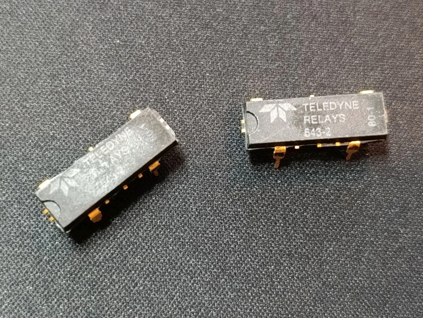 2Pcs. Teledyne 643-2 DIP REED Relay Housing Never Used NEW NOS