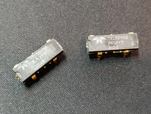 2Pcs. Teledyne 643-2 DIP REED Relay Housing Never Used NEW NOS