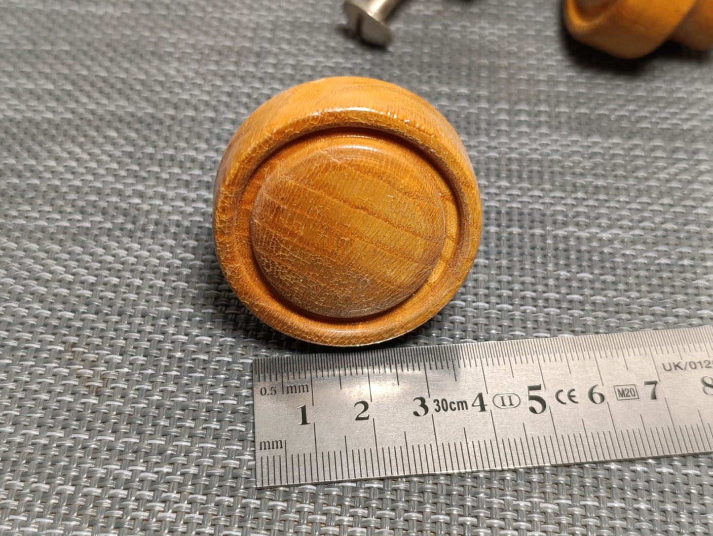 Vintage Wooden door knob handles 9 pieces USED LOT