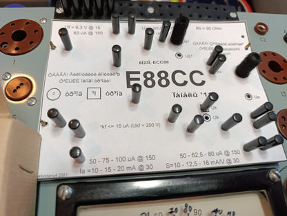 Siemens & Halske E88CC 6922 Pair A3 8E same Date codes radio vacum tubes (2pcs)