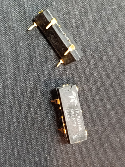 2Pcs. Teledyne 643-2 DIP REED Relay Housing Never Used NEW NOS