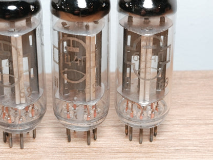 4pcs 6C4P = 6Z4, EZ90, 6Z31 Rectifier Tube Reflector Soviet YEAR 1969-70 NEW NOS