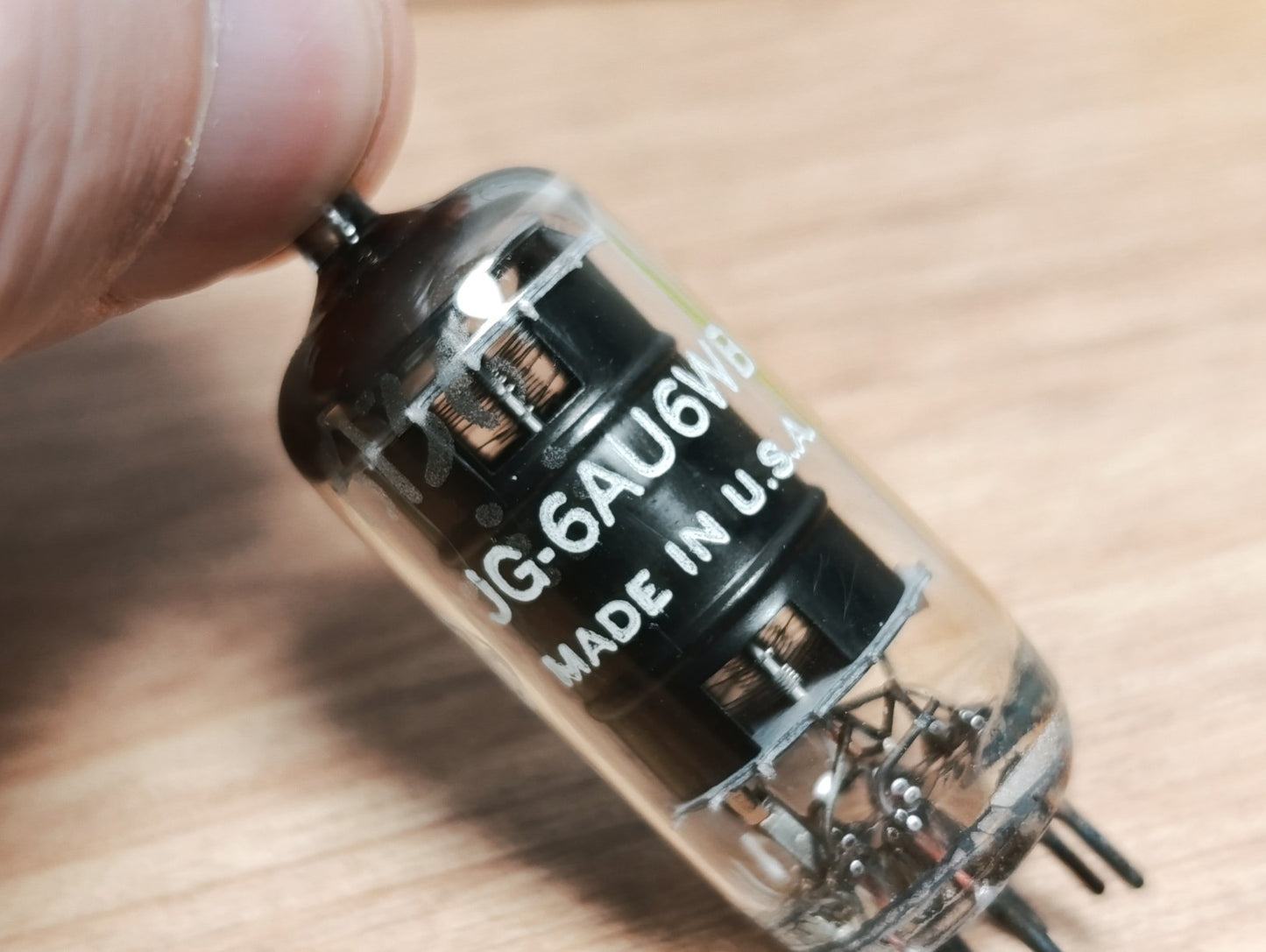 1Pcs. Tested NOS 6AU6WC GE ~  6AU6 EF94 Mic General Electric Co. USA made