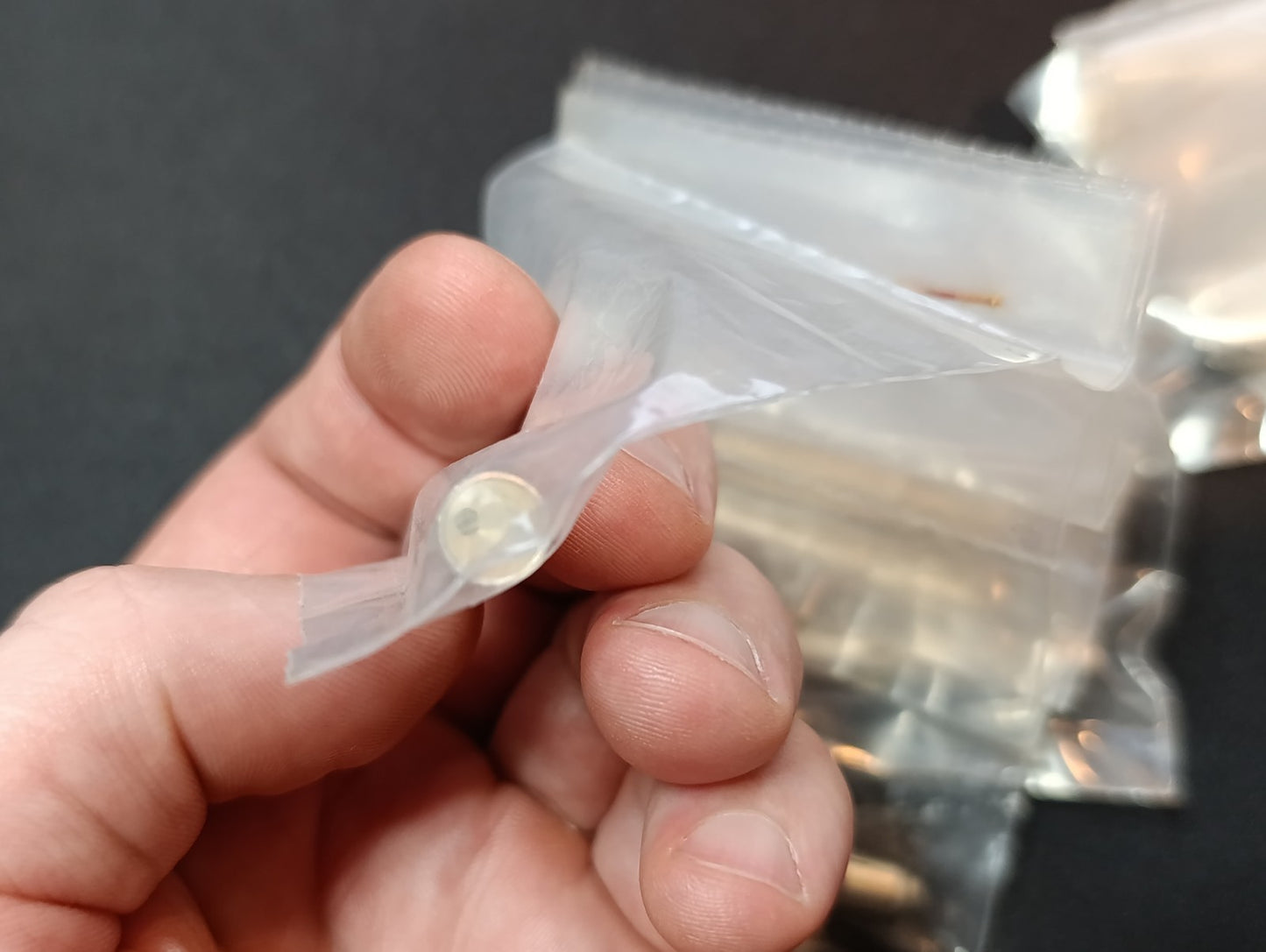 Spinner rigid coaxial line parts 10 pieces LOT never used Silver plated