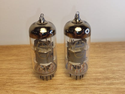 6J51P PAIR SOVIET HF PENTODE TUBE NOS   NEW = EF184 6EJ7