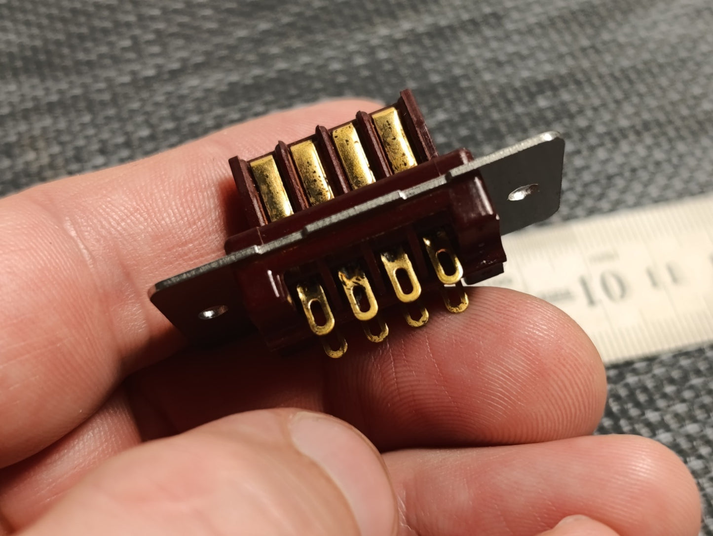 Snap on 8way Plug RAD-E803261 NEW never used 1 pcs gold plated