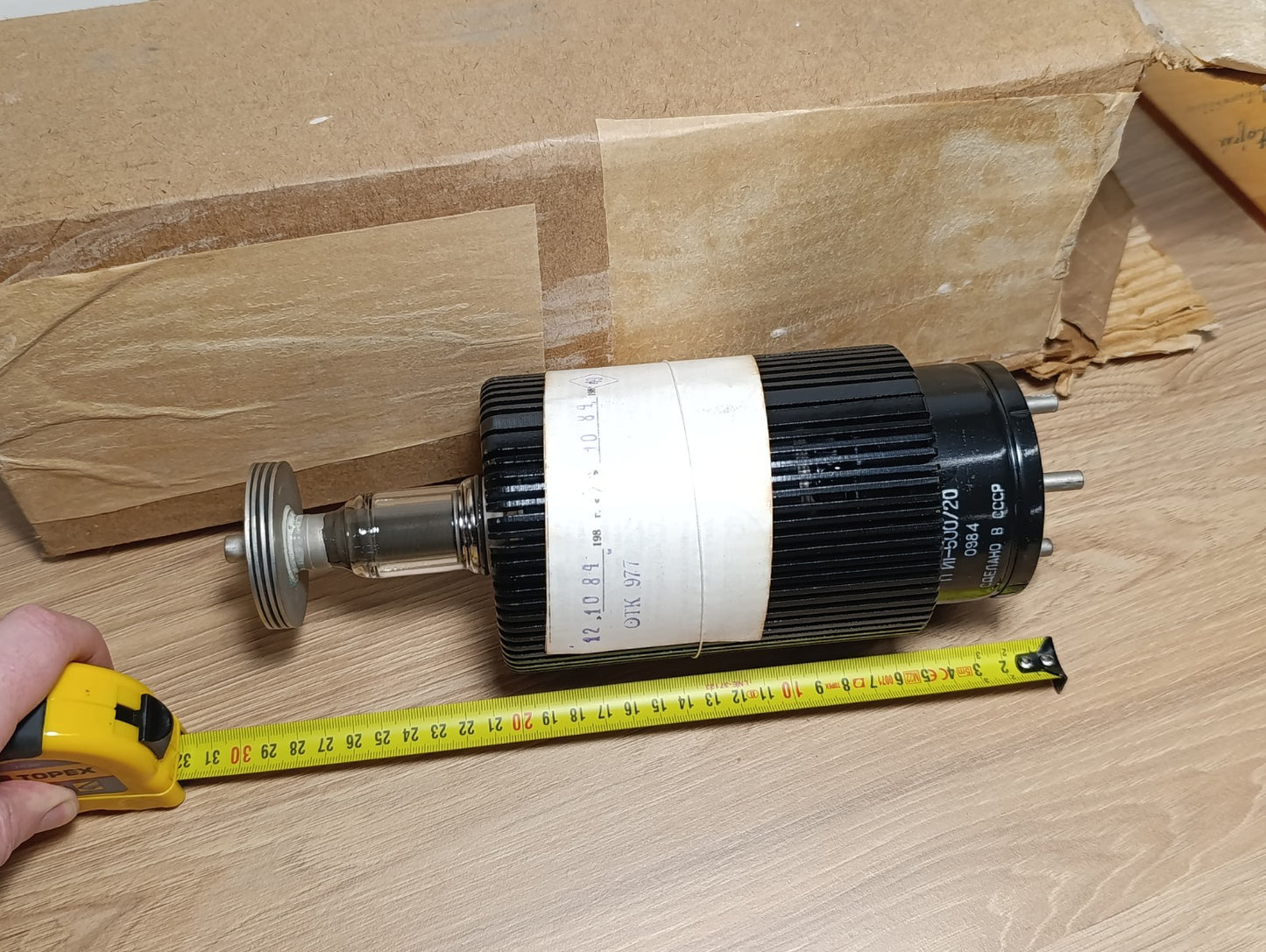 TGi1-500/20 SOVIET Thyratron TUBE NOS never used with BOX