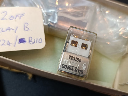 (2Pcs.) LOT Siemes 724 B110 V23154 A3 RELAY 00400-B110 NOS NEW