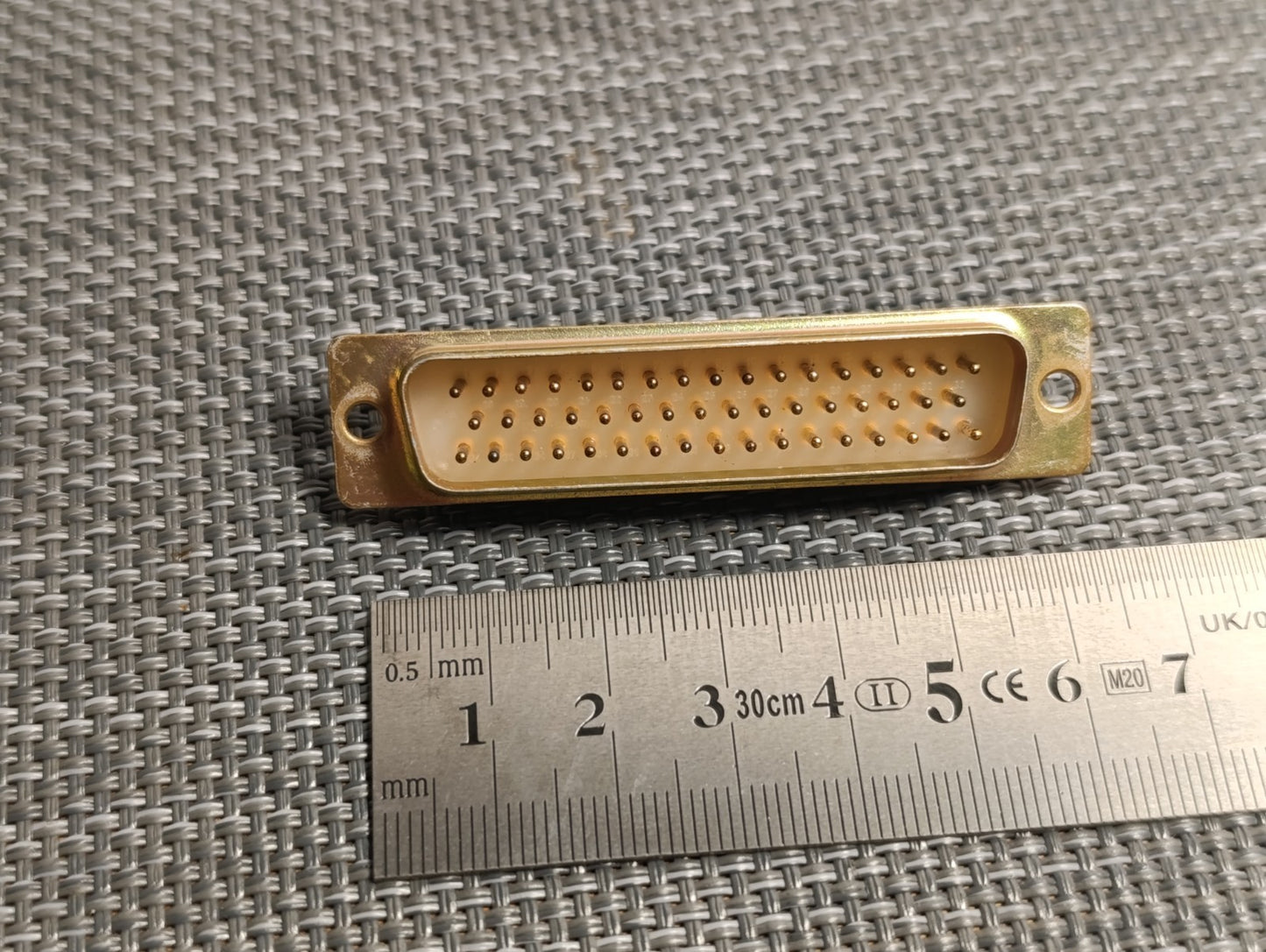 Cannon FR ITT DD-50P CONNECTOR 50 Pin USA made NEW d-sub