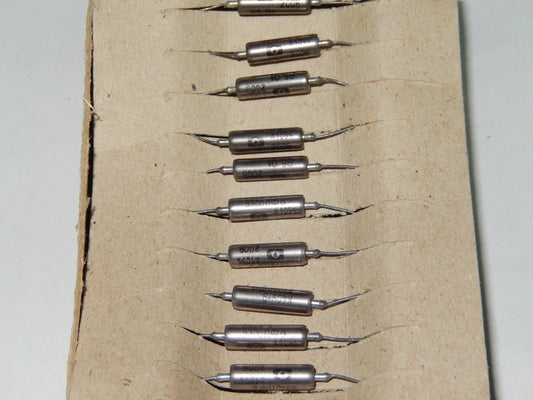 10x K40Y-9 K40U-9 3300pF 200V Audio Capacitors Paper in Oil PIO / NOS / Tested