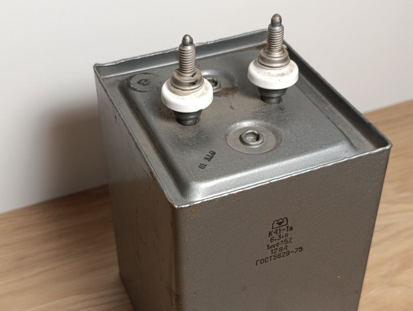 1Pcs. K41-1a 6.3kV +-10% Paper High Voltage Capacitor NOS NEW