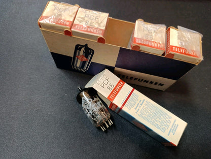 5 pieces Vintage Radio Valve PCF86 Triode-Pentode Tube Telefunken Original NOS
