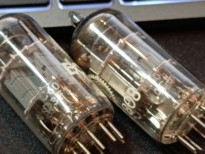 Pair VALVO ECC 808 (ECC808) Tubes USED (2pc lot) Original BOX Triode