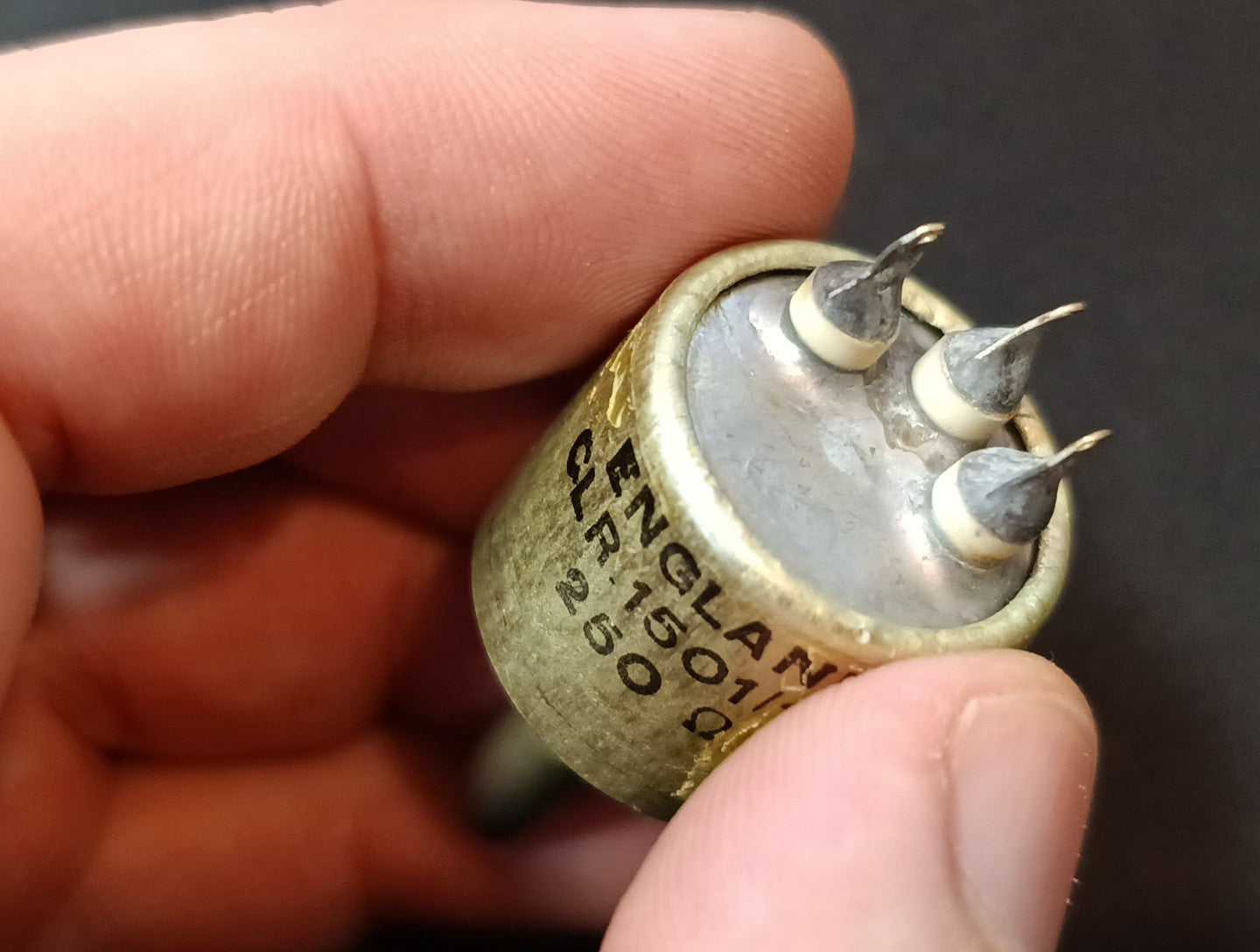 Potentiometer CLR.1501/13S 250 Ohm 7017 Colvern  Vintage Aircraft Ham radio NEW