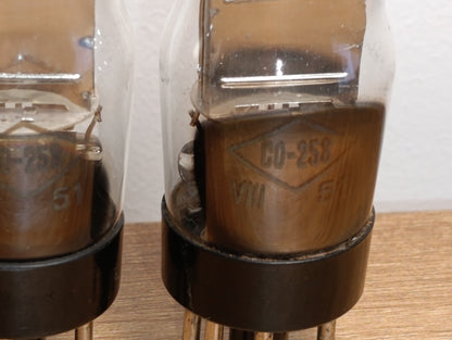 2 Stk. CO-258 / SO-258 / СО-258 Niederfrequenz-Ausgangspentode NEU. OTK. MILITARY
