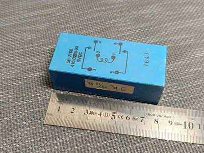 1 PCS. Rockwell Collins SR 7100 Hi Voltage Relay ( 6VDC COIL) USED GOOD