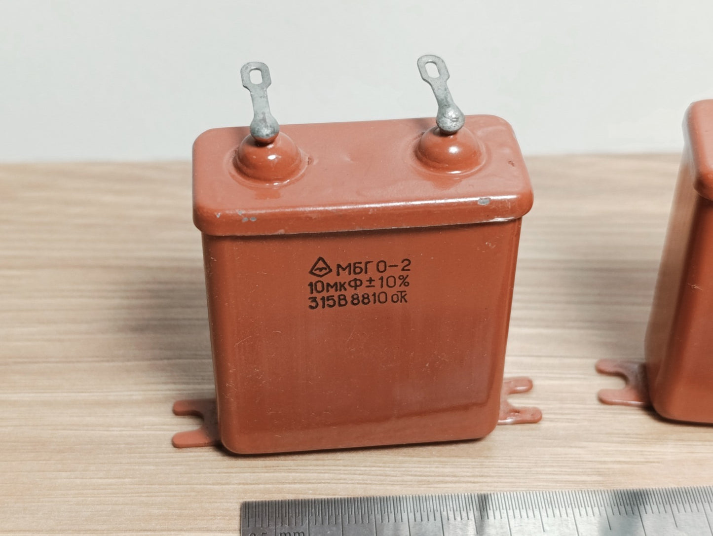 2Pcs. 10uF 315 V RUSSIAN PAPER IN OIL PIO AUDIO CAPACITORS MBGO-2 МБГO-2 NEW