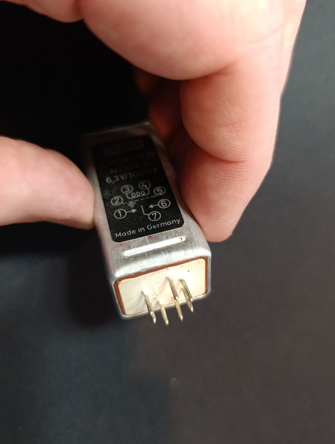(1Pcs.) KACO Chopper M110/6,3 6,3V 100Hz NOS Vintage
