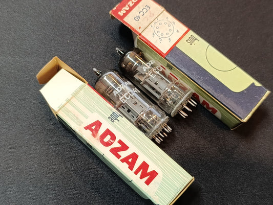 Pair Adzam ECC40 AA61 NOS NIB Double Triode Audio Tubes LC5 Same Code (2Pcs)