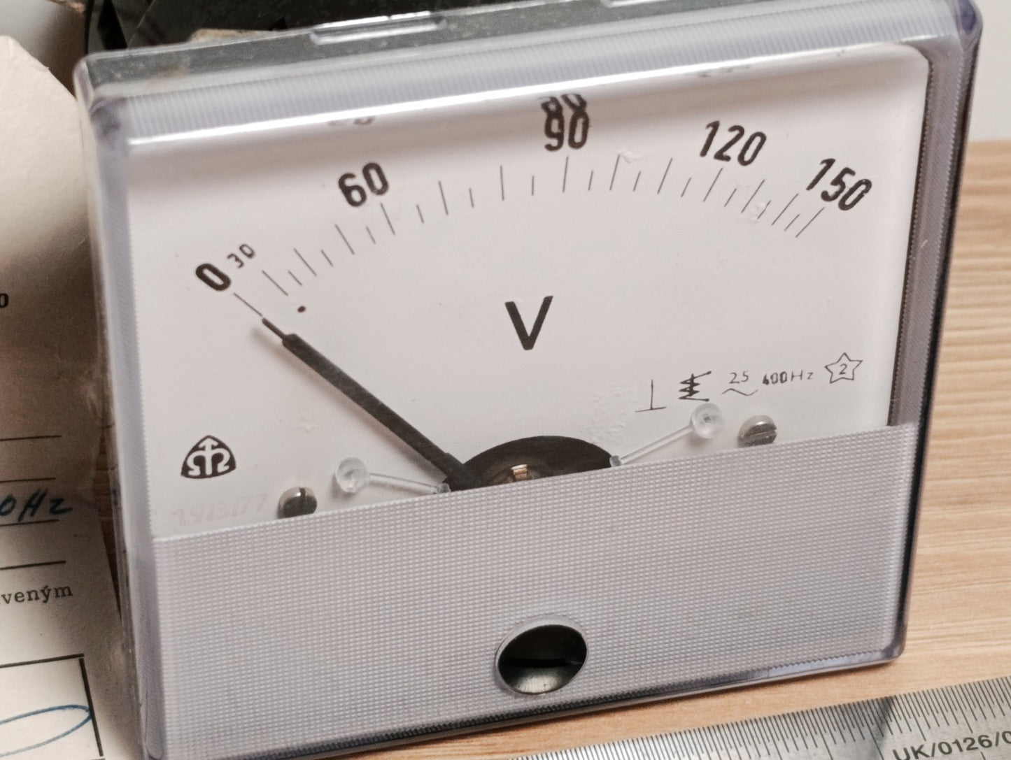 Voltmeter FP 80/S 0-150V Vintage NOS NEW 1977 year