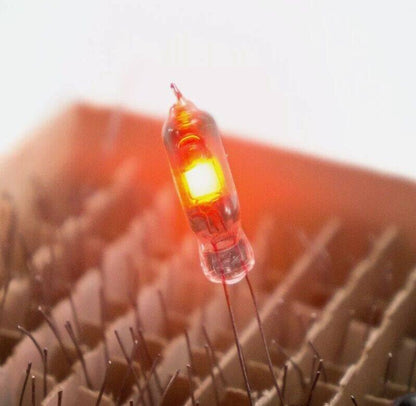 10 Stück. IN-3 Nixie Würfel Punkt Uhranzeige Neon Glühbirnen, Röhren NOS
