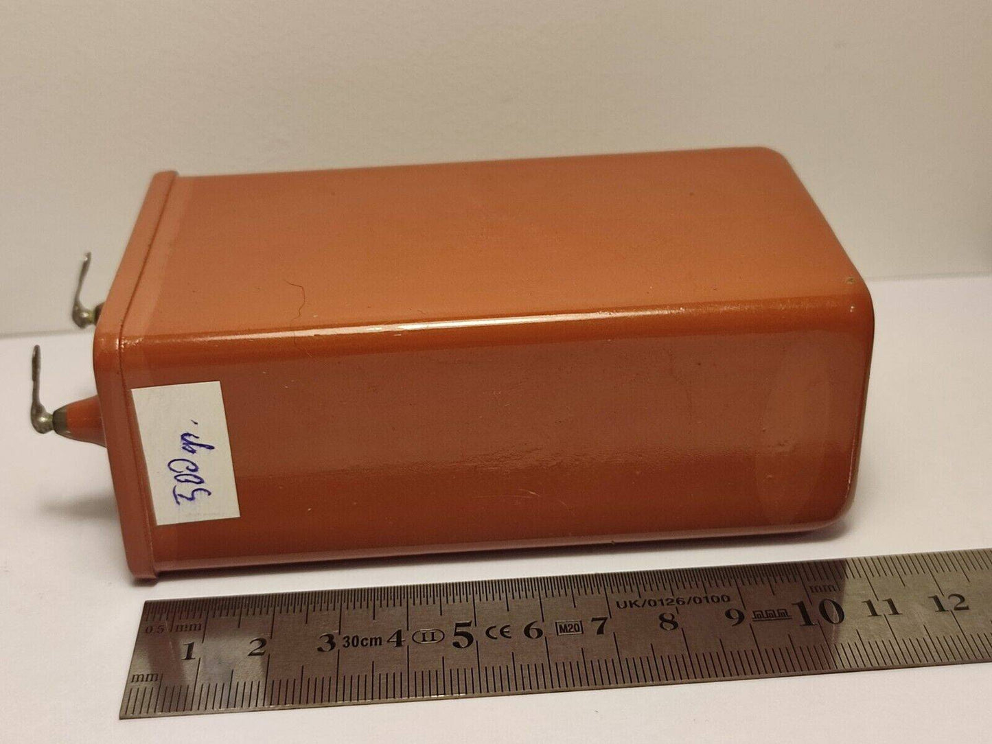 1X 4 uF 1600 V 10% MBGP-1 MБГ RUSSIAN PAPER IN OIL PIO AUDIO CAPACITOR USSR